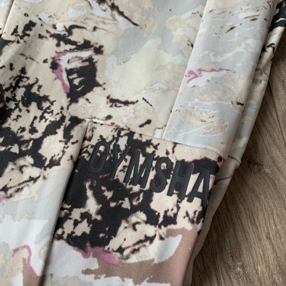 Gym Shark Ori Leggings - Marble Print Sz: XL - Picture 10 of 16